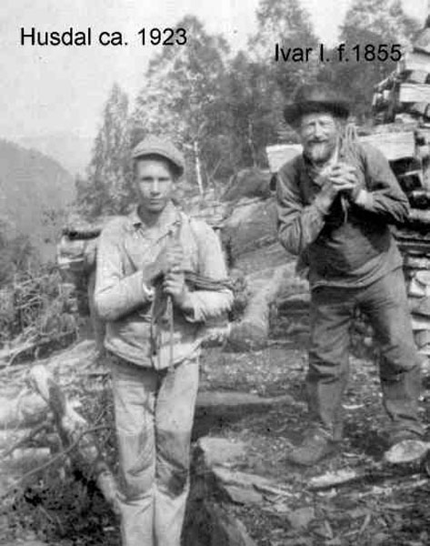 Omlag 1923 - Einar og Bestefgar